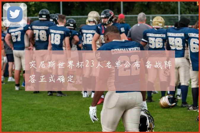 突尼斯世界杯23人名单公布 备战阵容正式确定
