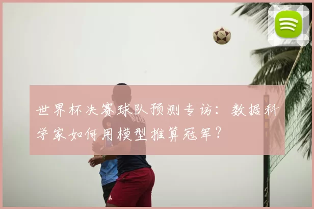 世界杯决赛球队预测专访：数据科学家如何用模型推算冠军？