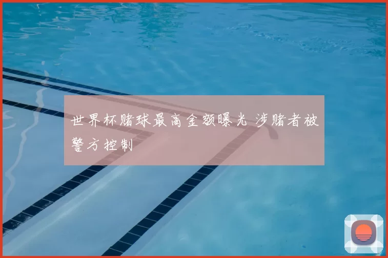 世界杯赌球最高金额曝光 涉赌者被警方控制